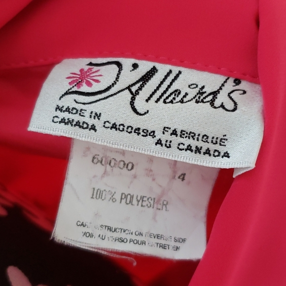 Vintage fuschia blouse - Picture 5 of 8